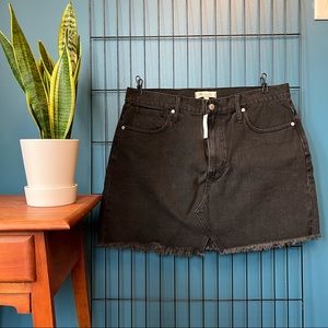 Madewell jean skirt